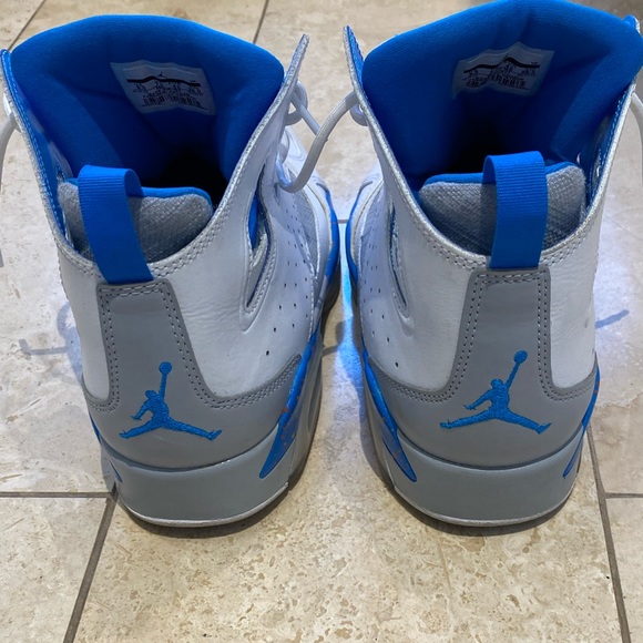 Nike Air Jordan high too white blue mens sz 8.5 - Picture 9 of 11